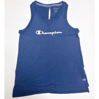 チャンピオン(Champion)の【美品】Champion ネイビー 紺 タンクトップ(タンクトップ)