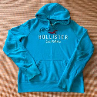 ホリスター(Hollister)のHLLISTERホリスター フードパーカー レディスS ターコイズ(パーカー)