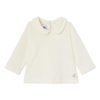 プチバトー(PETIT BATEAU)のsale☆24M プチバトー  裏起毛衿つき長袖カットソー(シャツ/カットソー)