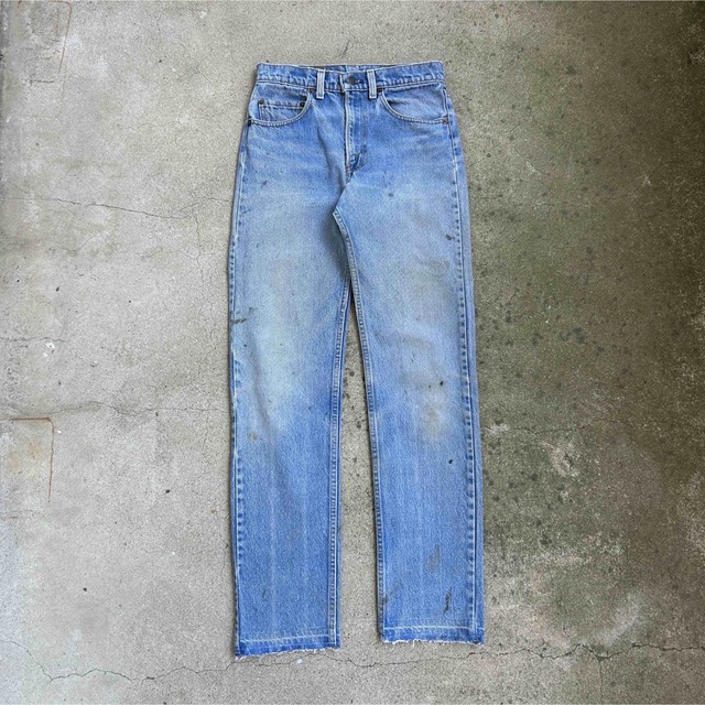 LEVI'S 505 DIRTY FADED BLUE JEANS / '86