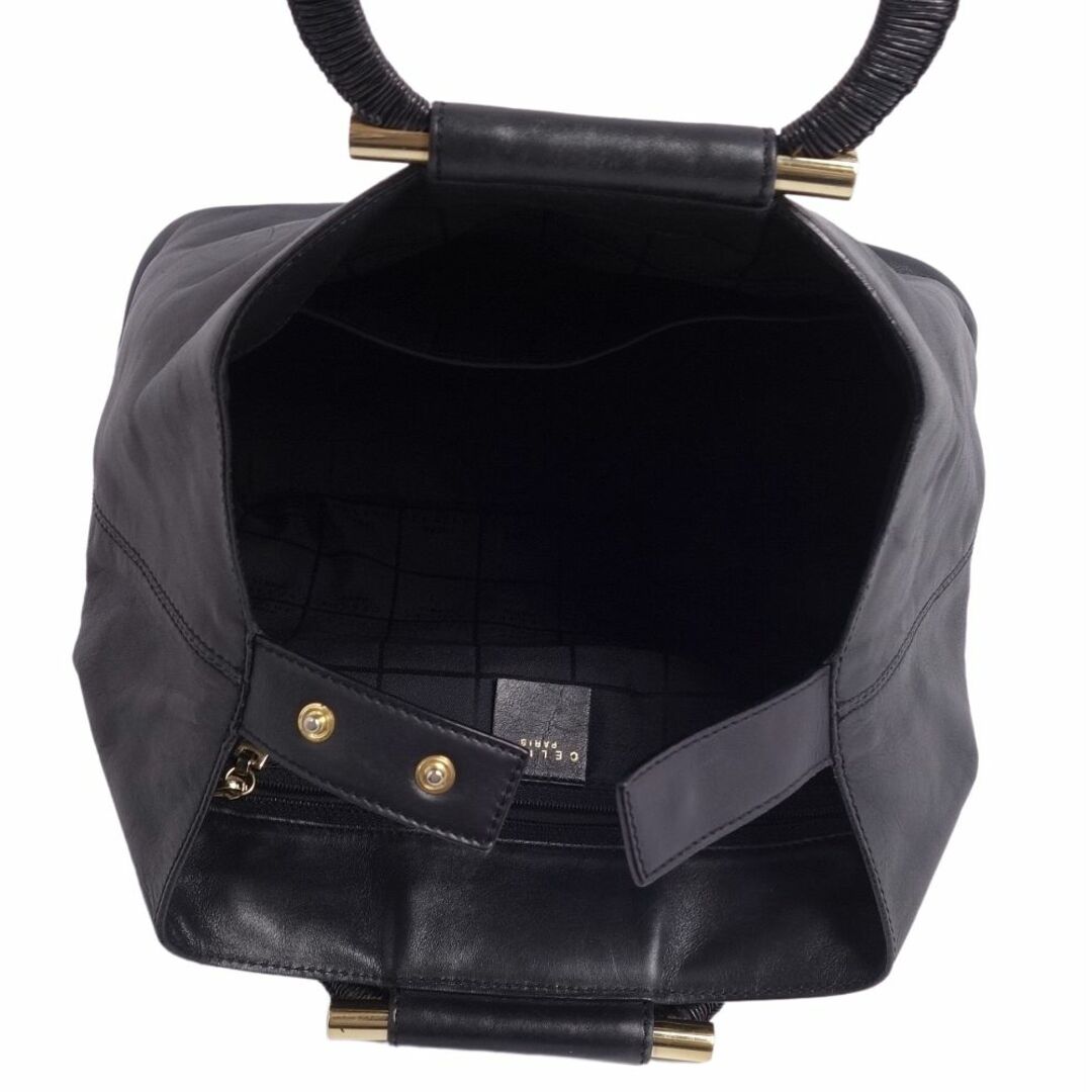 セリーヌ CELINE バッグ ハンドバッグ カーフレザー 本革 カバン 鞄 レディース イタリア製 ブラック