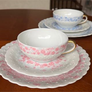 美品】リモージュ(ジョルジュ・ボワイエ)☆リビエラ☆トリオ ペアの