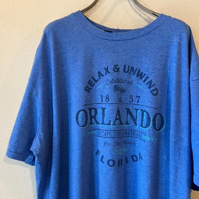 Anvil(アンビル)のANVIL　半袖Tシャツ ブルー　ORLAND メンズのトップス(Tシャツ/カットソー(半袖/袖なし))の商品写真