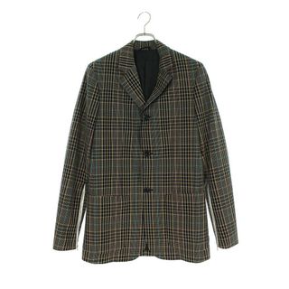 ラフシモンズ(RAF SIMONS)のラフシモンズ  18AW  182-515 Blazer with zips チェックブレザージップジャケット  メンズ 46(その他)