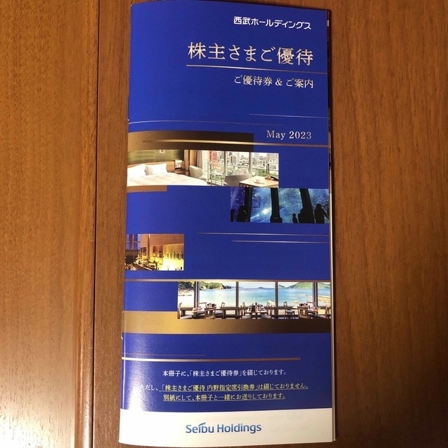 最新　西武ホールディングス　西武　株主優待　1冊（内野指定席券なし）