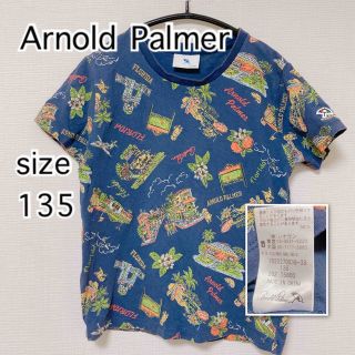 アーノルドパーマー(Arnold Palmer)のアーノルドパーマー  Tシャツ ヤシの木　ネイビー　135(Tシャツ/カットソー)