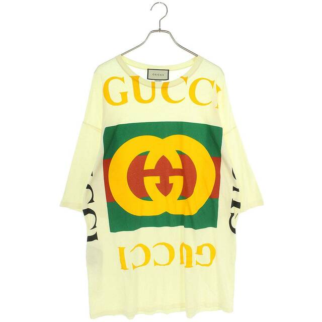 GUCCI - グッチ  539080 XJA9C オーバーサイズロゴTシャツ メンズ MGUCCIのTシャツ/カットソー(半袖/袖なし)