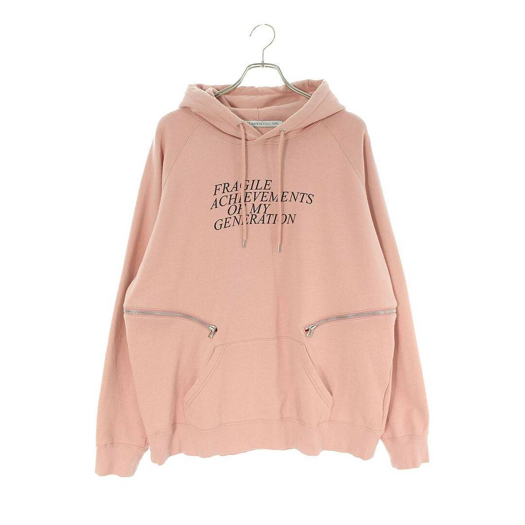 ジョンローレンスサリバン  23SS  FRAGILE ACHIEVEMENT OF MY GENERATION  ZIP HOOD5A012-0423-23 オーバーサイズジップ装飾パーカー  メンズ XL