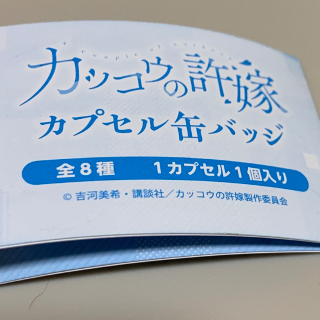 カッコウの許嫁　カプセル缶バッジ　海野凪 エンタメ/ホビーのおもちゃ/ぬいぐるみ(キャラクターグッズ)の商品写真