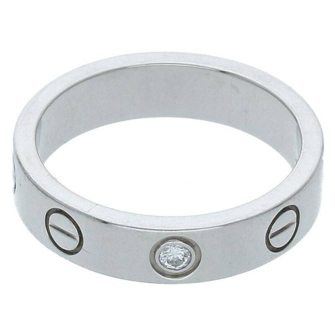 限定50%オフ カルティエ LOVE RING ラブリング K18WGダイヤリング