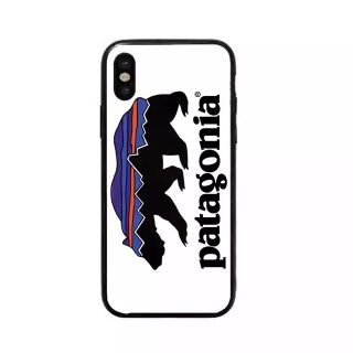 ガラスケース　iPhoneケース　パタゴニア　patagonia(モバイルケース/カバー)