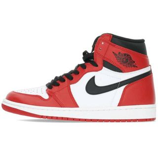 ナイキ(NIKE)のナイキ  2015  AIR JORDAN 1 RETRO HIGH OG CHICAGO 555088-101 エアジョーダン1レトロハイオージーシカゴスニーカー  メンズ 27.5cm(スニーカー)