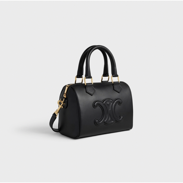 新品 CELINE セリーヌ スモール ボストン トリオンフ ブラック 新品 CELINE セリーヌ スモール ボストン トリオンフ ブラック