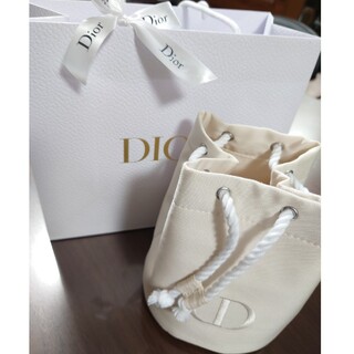 クリスチャンディオール(Christian Dior)のDior ノベルティ 巾着 ポーチ ショッパー(ノベルティグッズ)