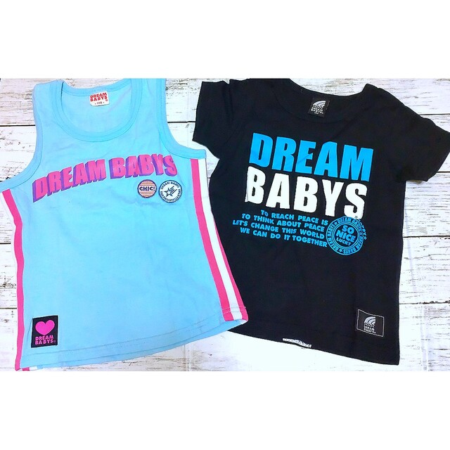 DREAMBABYS(ドリームベイビーズ)のDREAMBABYS キッズ Tシャツ タンクトップ サイズ100 サイズ110 キッズ/ベビー/マタニティのキッズ服女の子用(90cm~)(Tシャツ/カットソー)の商品写真