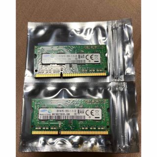 サムスン(SAMSUNG)の【再々値下げ】SAMSUNG PC3-12800S DDR3  2GB X2(PCパーツ)