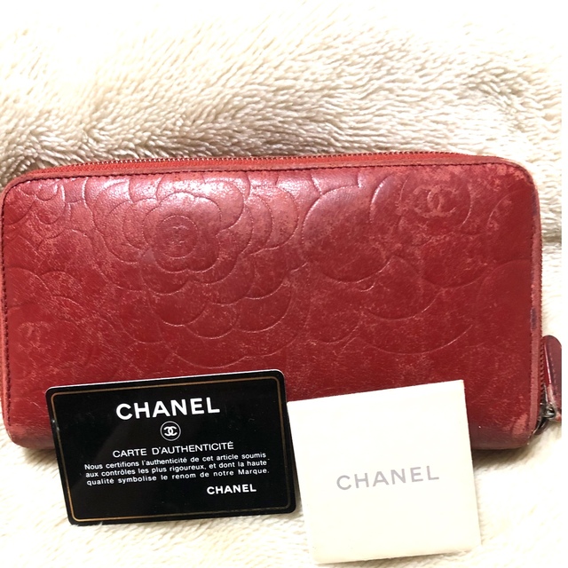 CHANEL(シャネル)の❤︎CHANEL 財布❤︎ CHANEL 長財布　カメリア レディースのファッション小物(財布)の商品写真