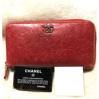 シャネル(CHANEL)の❤︎CHANEL 財布❤︎ CHANEL 長財布　カメリア(財布)