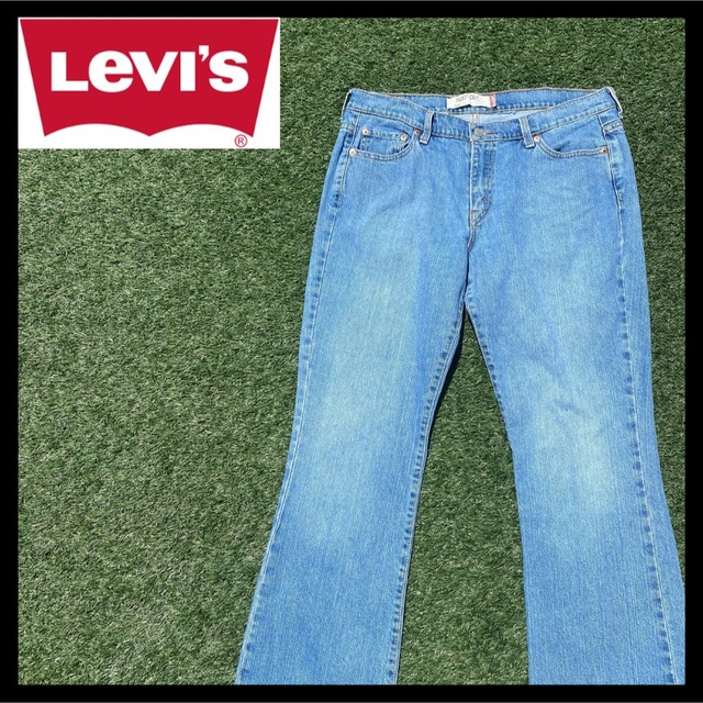 Levi's(リーバイス)のリーバイス 515 XLサイズ ブルーデニムジーンズ フレア ブーツカット229 メンズのパンツ(デニム/ジーンズ)の商品写真