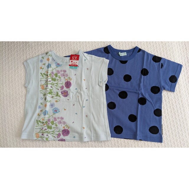 hakka kids(ハッカキッズ)の女の子　Tシャツ　セット　ハッカキッズ　hakka kids 120　新品 キッズ/ベビー/マタニティのキッズ服女の子用(90cm~)(Tシャツ/カットソー)の商品写真