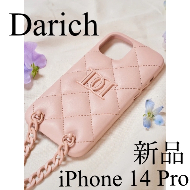 ダーリッチ 新品 DDモチーフ iPhoneケース  14Pro ピンク