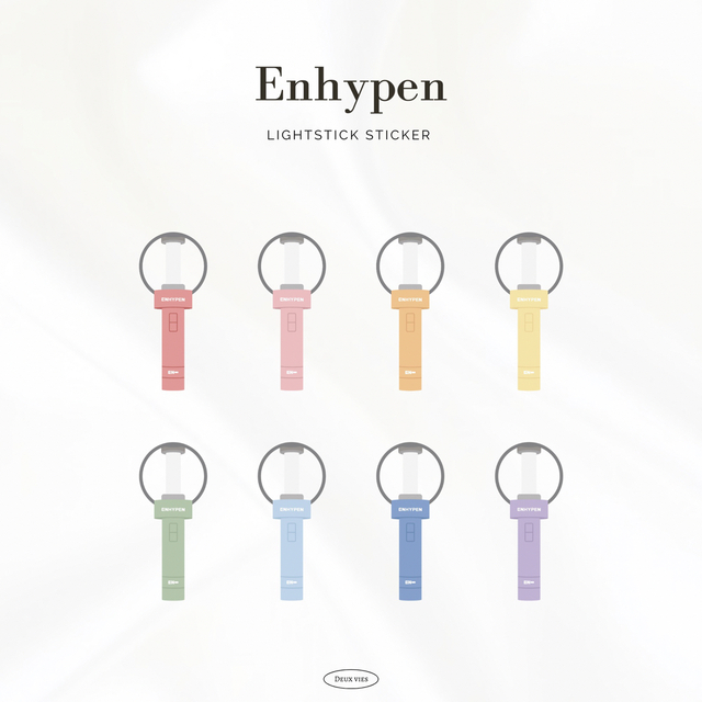 ENHYPEN(エンハイプン)の【普通ver】ENHYPEN ペンライトステッカー エンジン棒シール ステッカー エンタメ/ホビーのタレントグッズ(アイドルグッズ)の商品写真