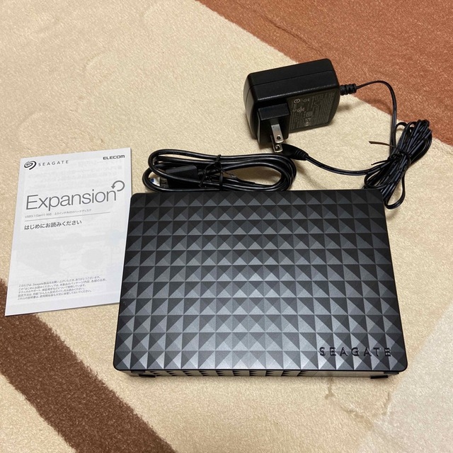 EXPANSION(エクスパンション)のELECOM SEAGATE 外付けHDD スマホ/家電/カメラのPC/タブレット(PC周辺機器)の商品写真