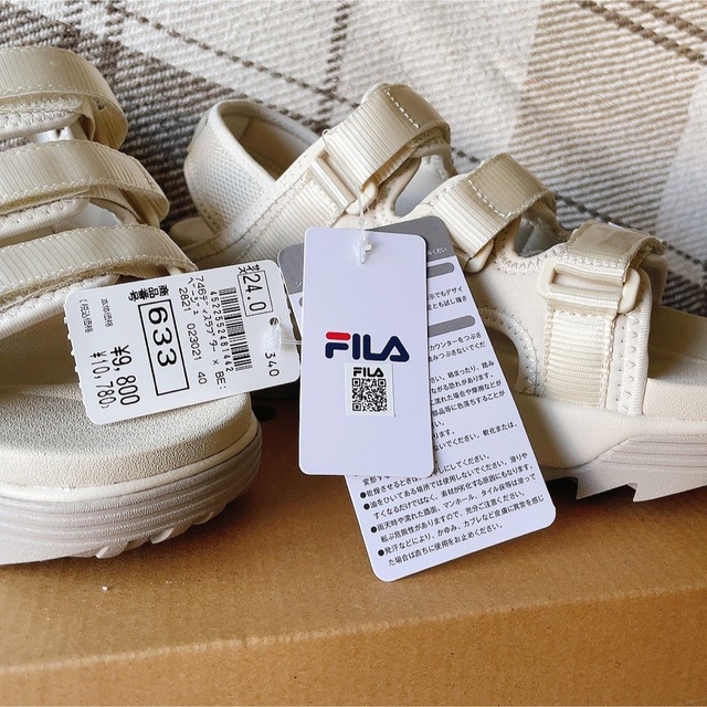 FILA 厚底　スポーツサンダル　24cm