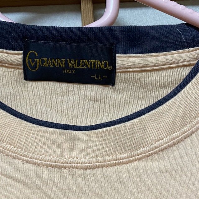 GIANNI VALENTINO(ジャンニバレンチノ)のメンズ　ジャンニ　バレンチノ　バレンティーノ　半袖　Tシャツ　美品　XL  メンズのトップス(Tシャツ/カットソー(半袖/袖なし))の商品写真