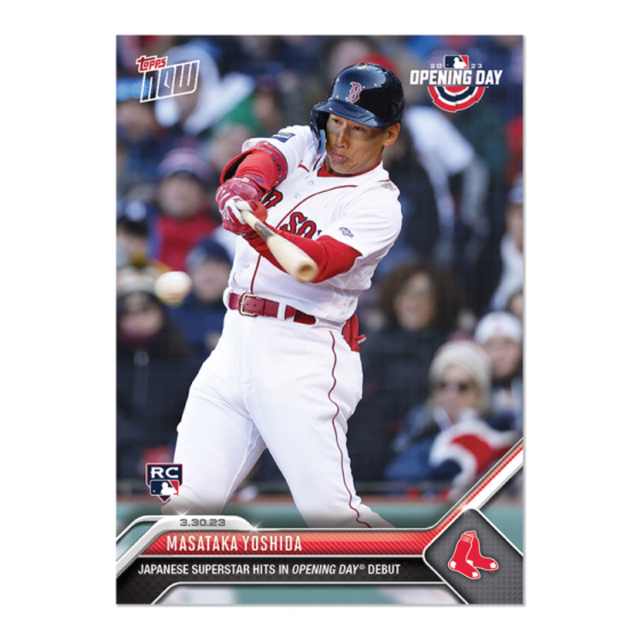 Topps Now  大谷翔平　吉田正尚　2023年 開幕戦　RCカード スポーツ/アウトドアの野球(記念品/関連グッズ)の商品写真