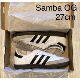 アディダス(adidas)の【新品未使用】27 cm adidas Samba OG WHITE(スニーカー)