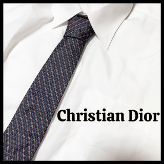 クリスチャンディオール(Christian Dior)の✨美品✨ クリスチャンディオール ネクタイ シルク100%  ビジネス 人気(ネクタイ)