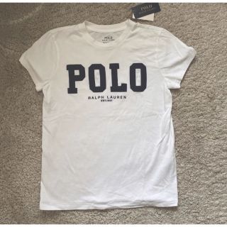 ポロラルフローレン(POLO RALPH LAUREN)の【新品】ラルフローレン　ロゴパッチワークTシャツ　白　タグ付き(Tシャツ(半袖/袖なし))