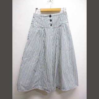 KAPITAL - キャピタル kapital ヒッコリー ラップ風 ガウチョ パンツ