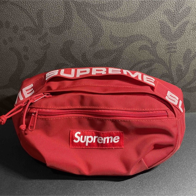 Supreme 18SS Waist Bag RED ウエストバッグ