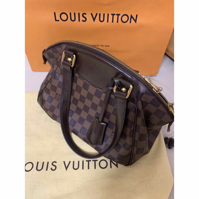 LOUIS VUITTON(ルイヴィトン)の最終お値下げダミエハンドバッグ・ヴェローナPM．トートバッグ レディースのバッグ(ハンドバッグ)の商品写真