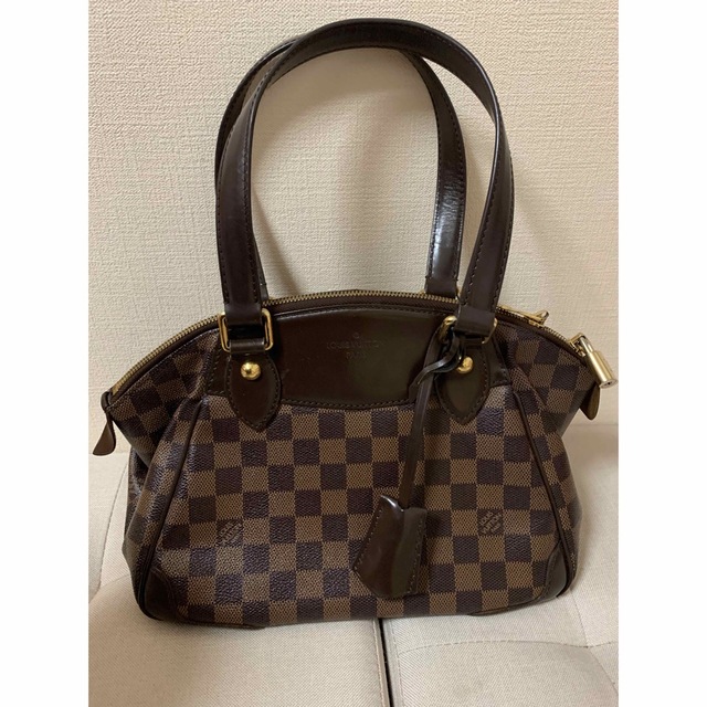 LOUIS VUITTON(ルイヴィトン)の最終お値下げダミエハンドバッグ・ヴェローナPM．トートバッグ レディースのバッグ(ハンドバッグ)の商品写真