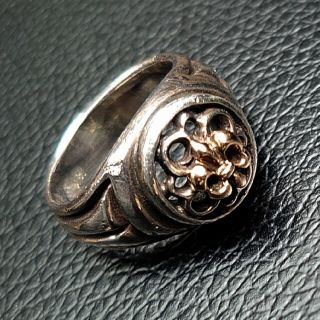 送料込み 希少 A&G シルバー 925 リング 18K www.krzysztofbialy.com