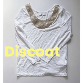 ディスコート(Discoat)のDiscoat ディスコート カットソー ゴールド トップス(カットソー(長袖/七分))