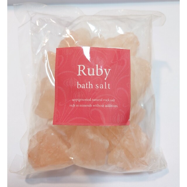 Ruby bath solt /ルビーバスドロップ約350gピンク岩塩 エンタメ/ホビーのコレクション(その他)の商品写真