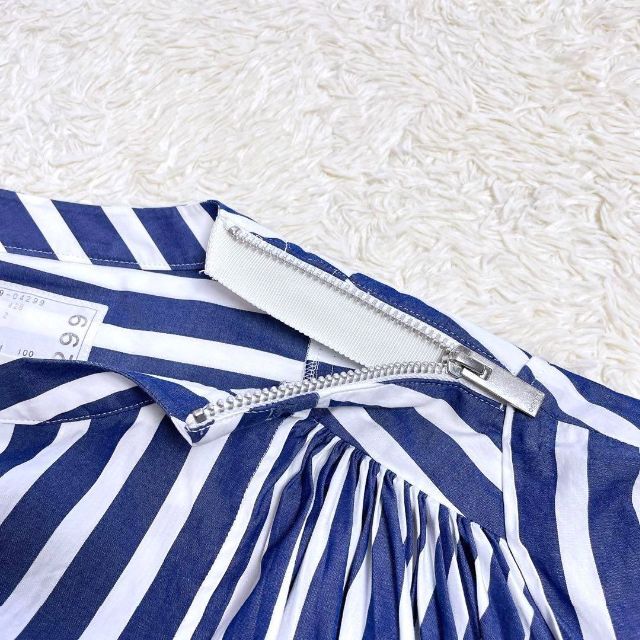 美品✨sacai サカイ 19SS プリーツ変形ブラウス アシンメトリー ジップ
