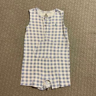 ベビーギャップ(babyGAP)のGAP ブラナンベア　ロンパース　ギンガムチェック(ロンパース)