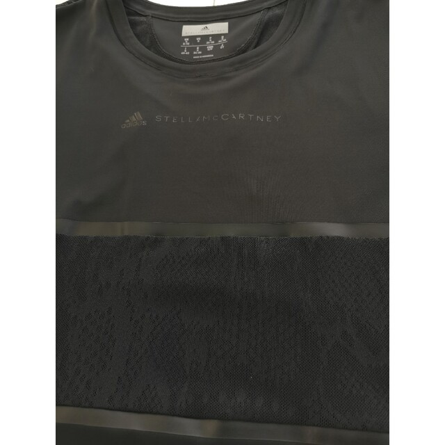 adidas by Stella McCartney(アディダスバイステラマッカートニー)のステラマッカートニー　半袖Tシャ OT ブラック黒 レディースのトップス(Tシャツ(半袖/袖なし))の商品写真