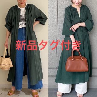 スローブイエナ(SLOBE IENA)の♡新品タグ付き♡ SLOBE IENA  コットンワッシャーワンピース◆(ロングワンピース/マキシワンピース)