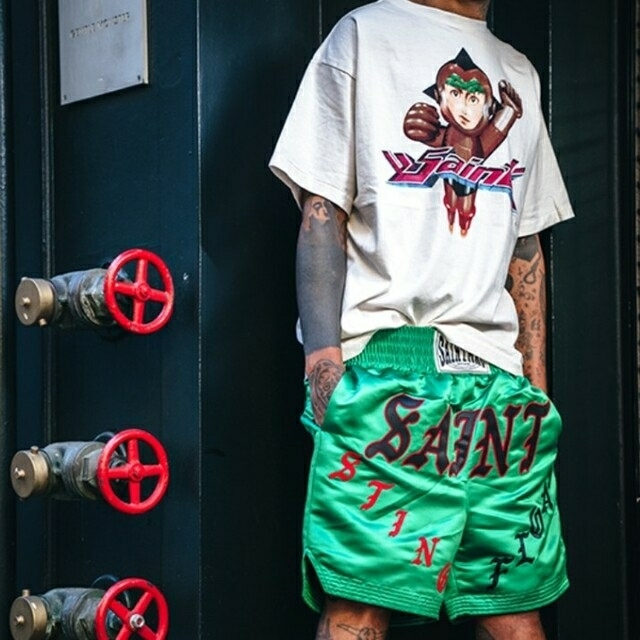 READYMADE(レディメイド)のSAINT Mxxxxxx(セントマイケル) SHORTS/BOXING メンズのパンツ(ショートパンツ)の商品写真