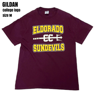 ギルタン(GILDAN)の＊6679 GILDAN ギルダン　ELDORADO カレッジロゴ　Tシャツ(Tシャツ/カットソー(半袖/袖なし))