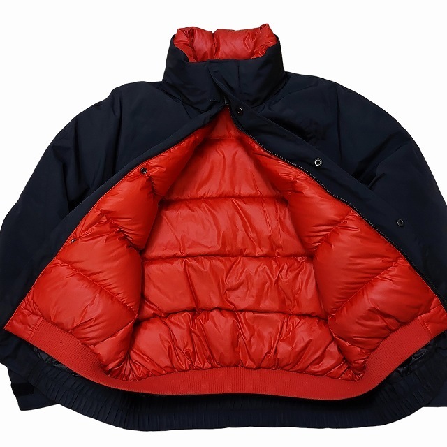 ゲス TRIANGLE LOGO DOUBLE NECK DOWN JACKET