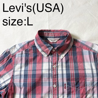 リーバイス(Levi's)のLevi's(USA)ビンテージコットンチェックBDシャツ(シャツ)