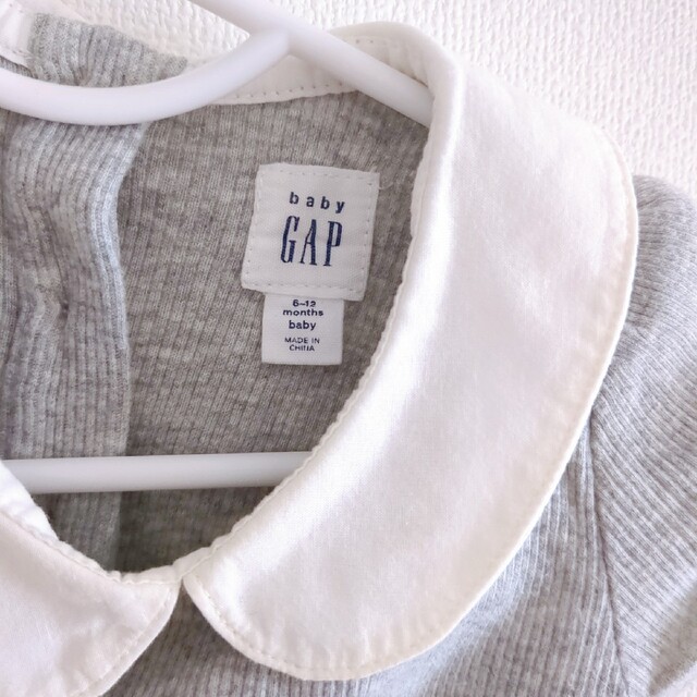 babyGAP(ベビーギャップ)のbaby Gap 襟付きロンパース　70 キッズ/ベビー/マタニティのベビー服(~85cm)(ロンパース)の商品写真