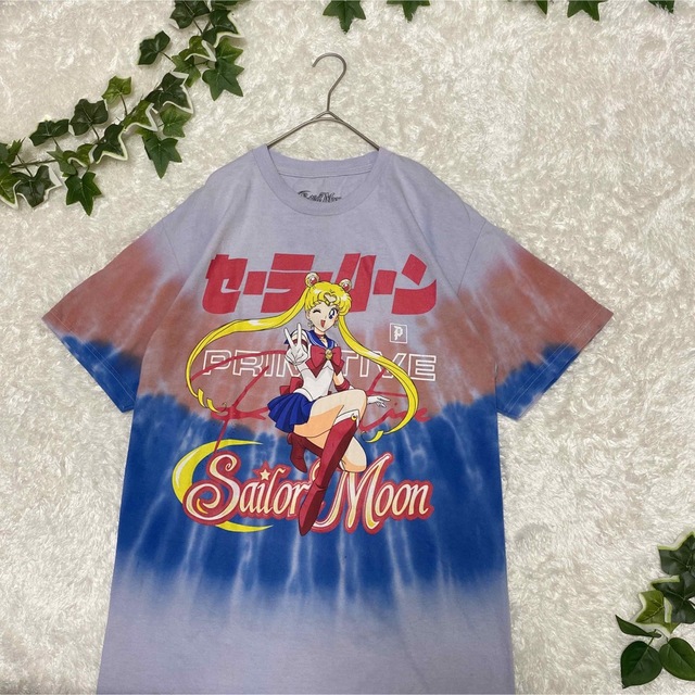 Tシャツ　セーラームーン　デカロゴ　　激レア　タイダイ柄　希少　アニメ